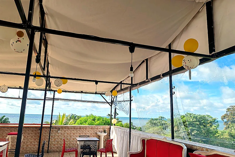 Terrasse panoramique vue mer